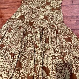 **strapless midi dress**